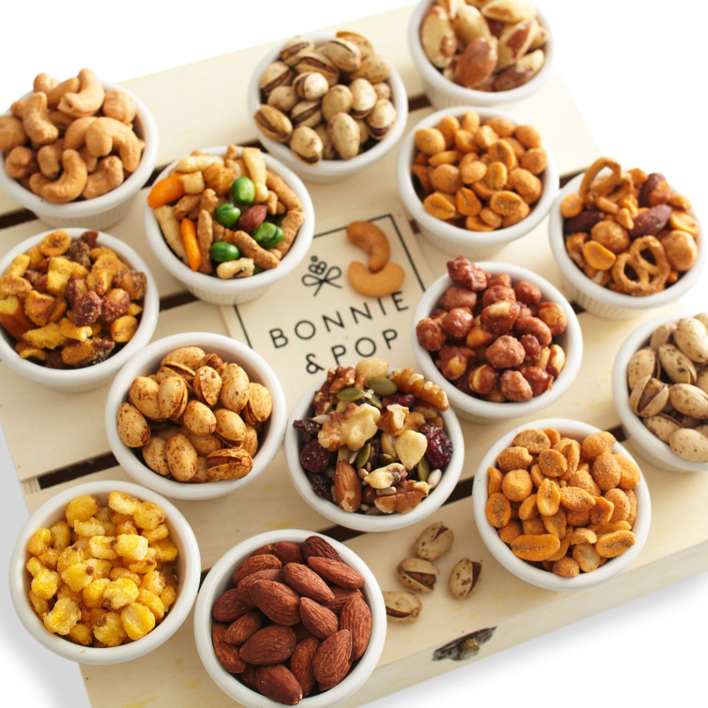 Deluxe Nut & Snack Crate – Gourmet Sweet & Savory Variety