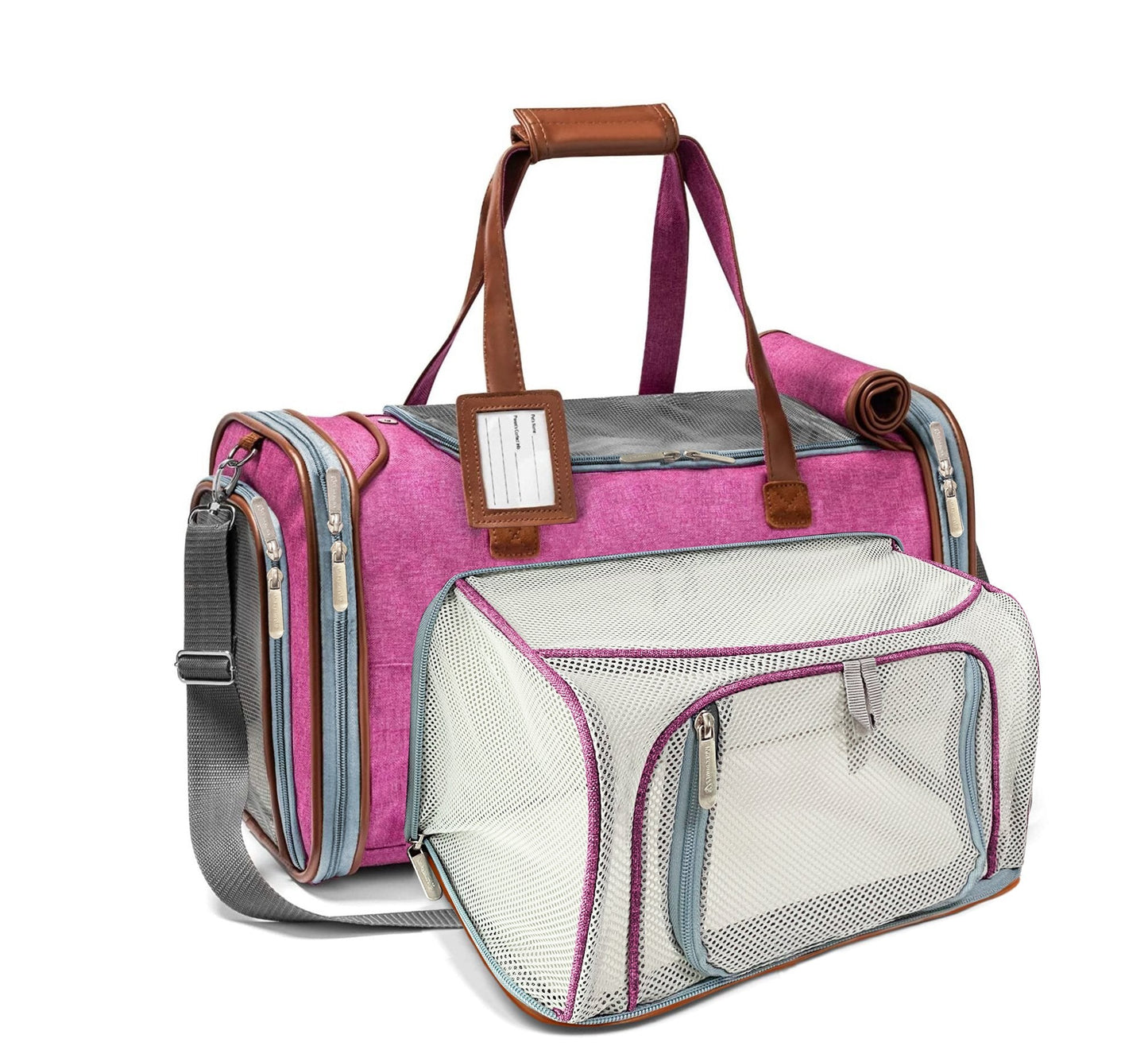 Compact Airline-Approved Expandable Pet Carrier – Mr. Peanut’s Gold Mini