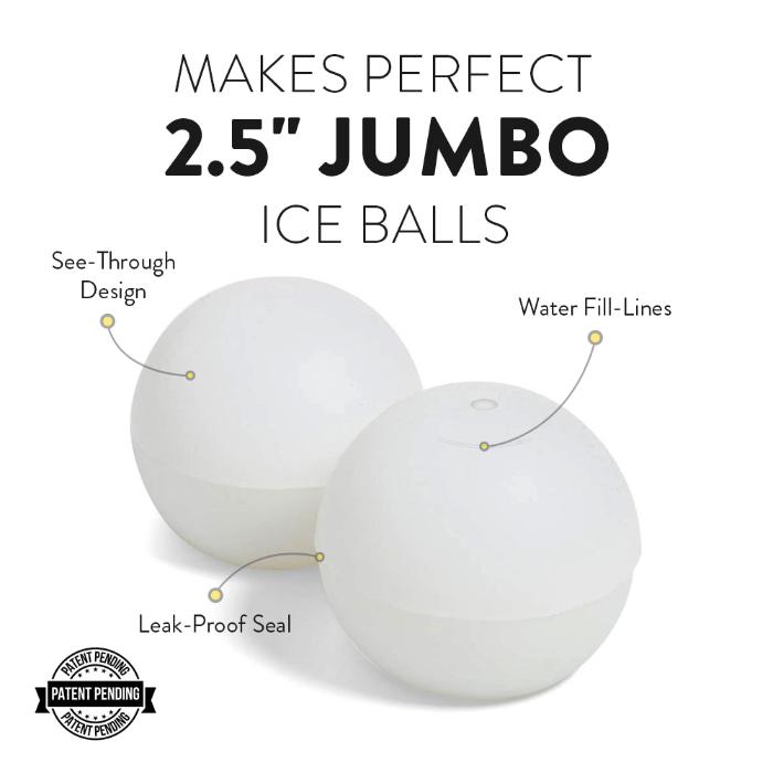 Personalized Monogrammed Whiskey Ice Balls – Premium Gift Set