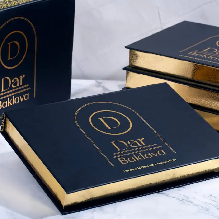 Decadent Baklava Gift Box with Assorted, Less-Sugar Flavors