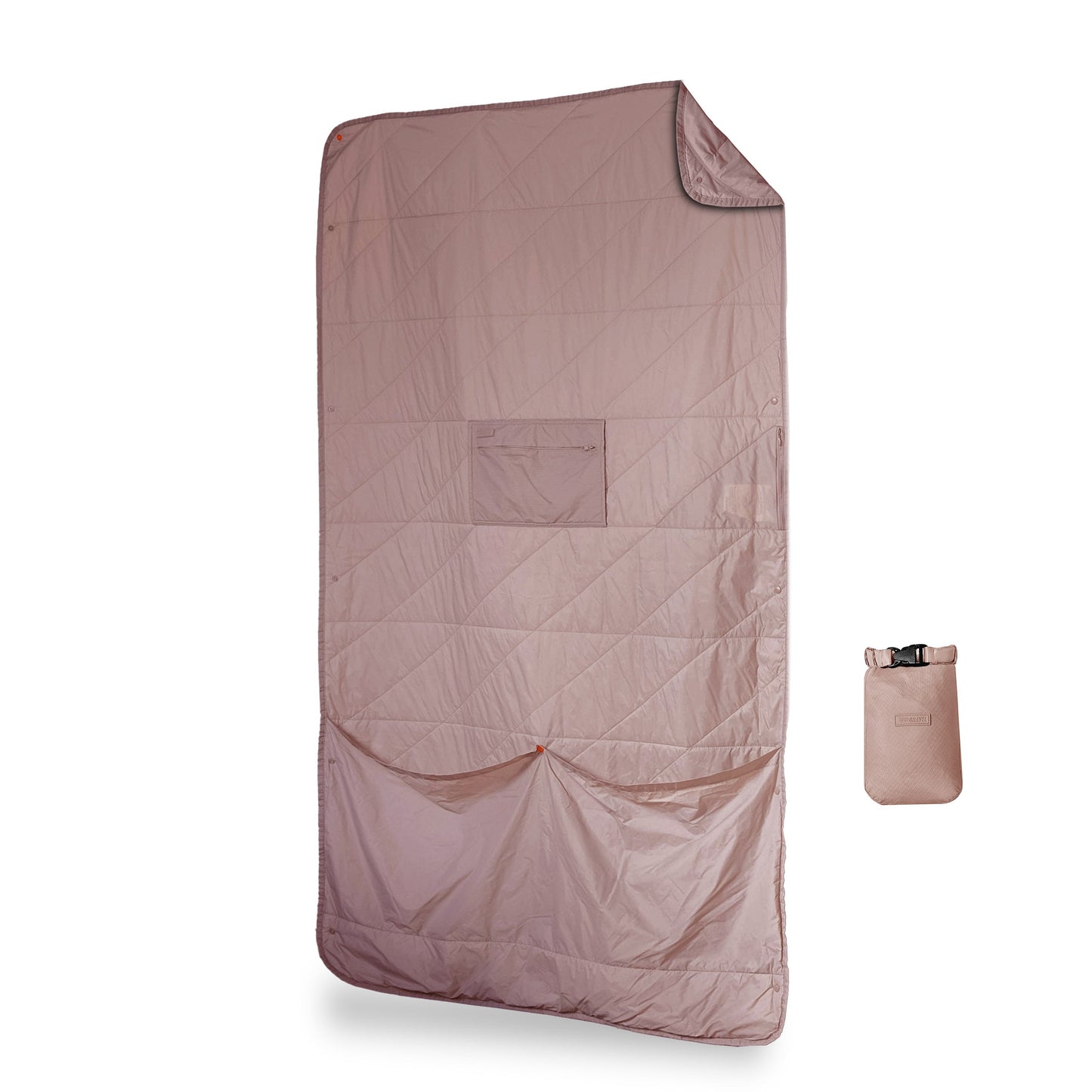 Cozy Packable Quartz Travel Blanket – Insulated, Waterproof & Compact