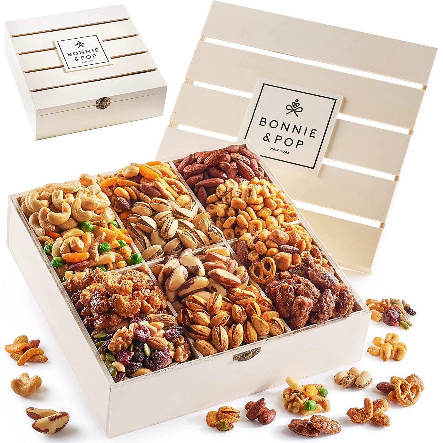 Deluxe Nut & Snack Crate – Gourmet Sweet & Savory Variety