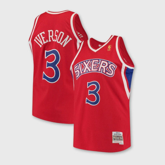 Allen Iverson 1996-97 76ers Hardwood Classics Swingman Jersey