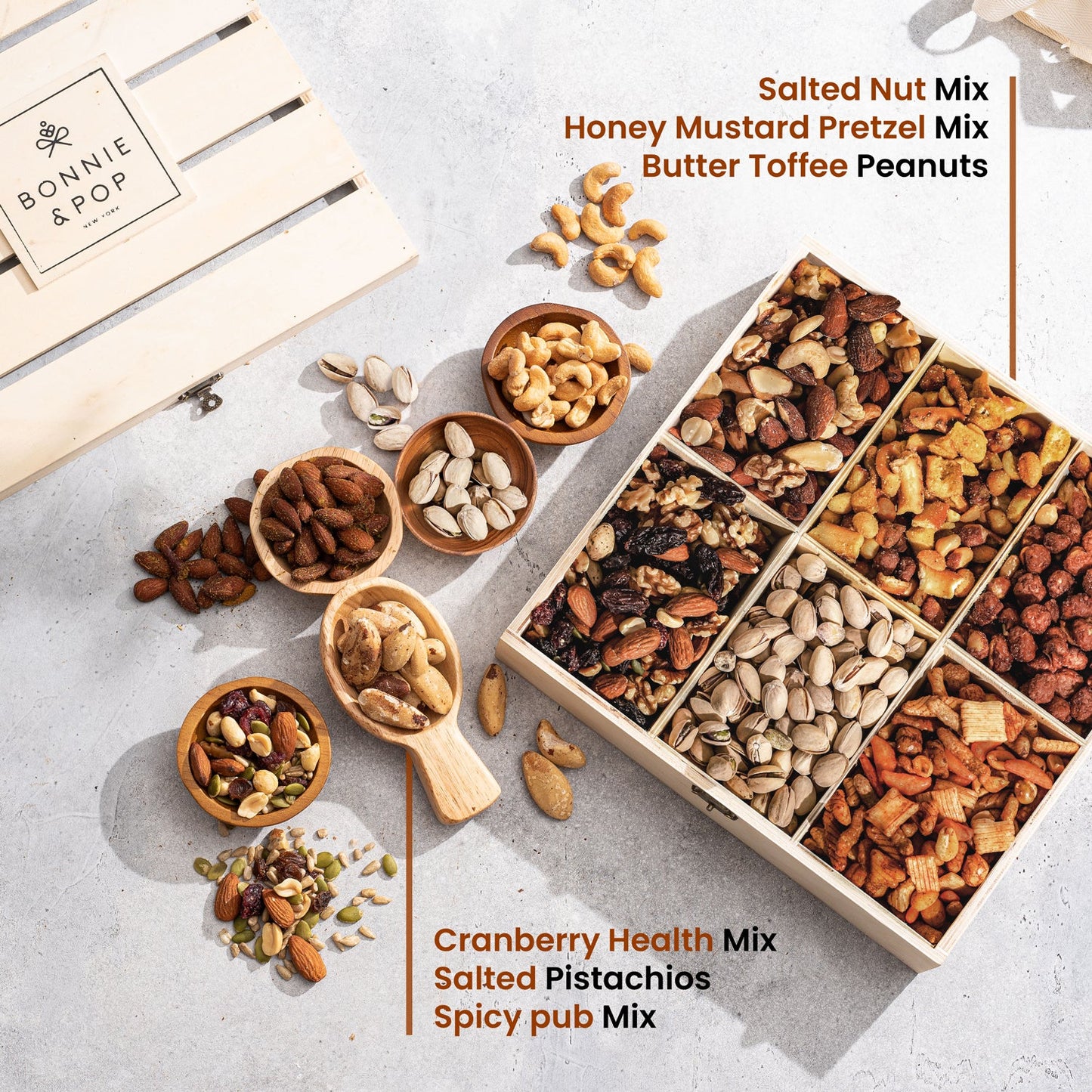 Birthday Bash Gourmet Nut Gift Box – Deluxe Flavors for Celebrations