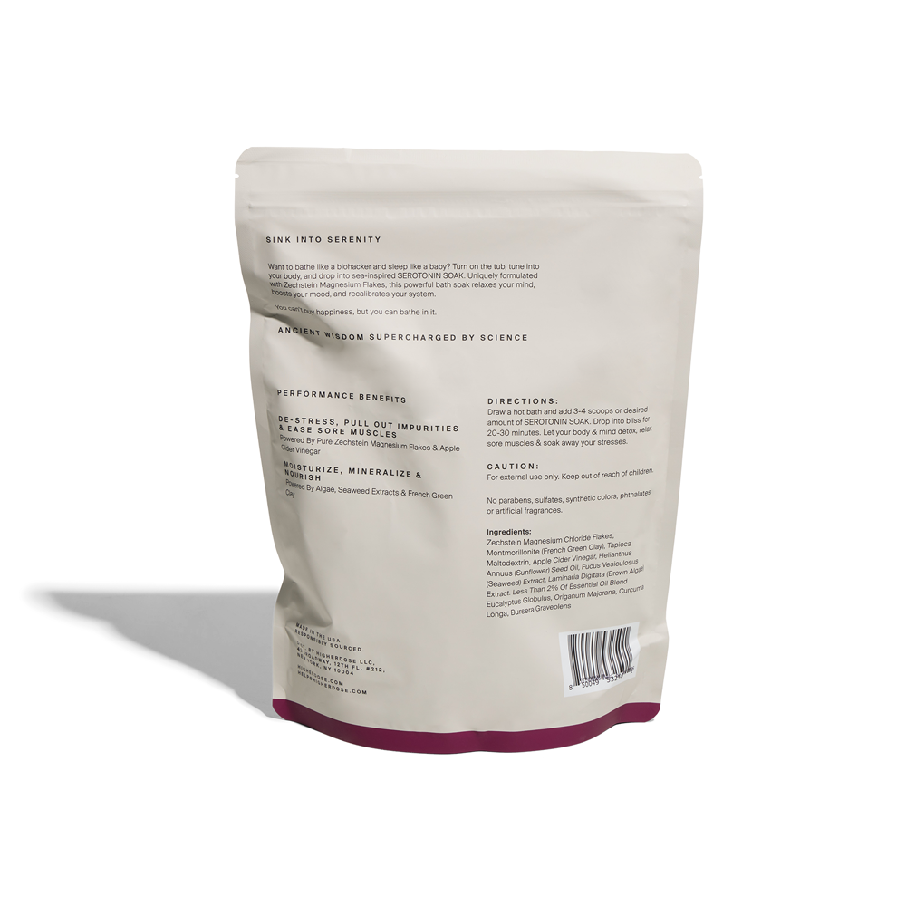 Magnesium-Infused Serotonin Soak Salt for Ultimate Relaxation