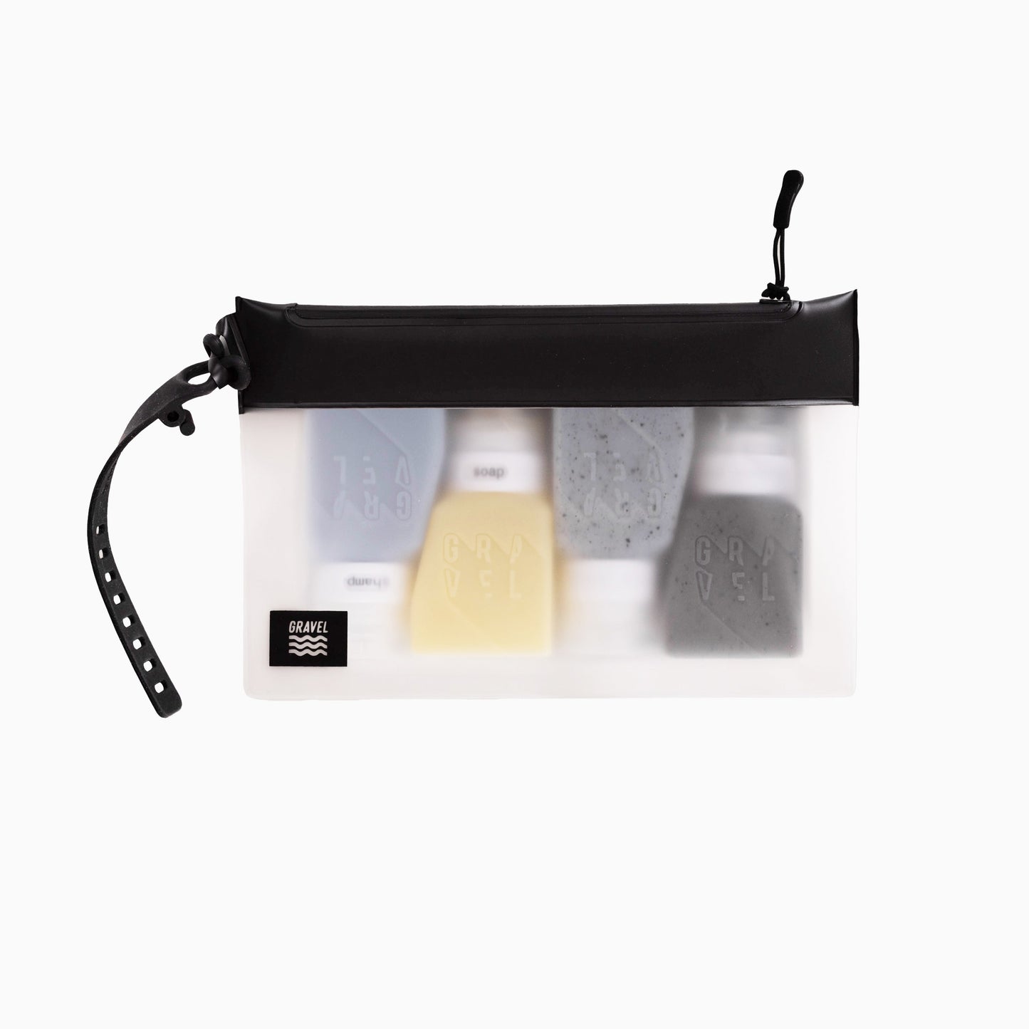 TSA-Approved Leak-Proof Travel Toiletry Set with 4 Bottles