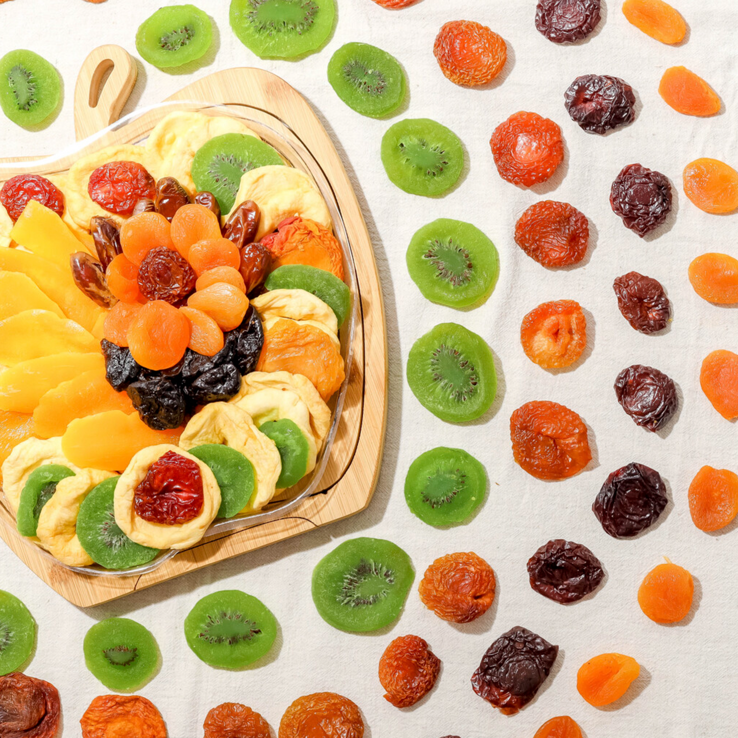 Artisan Forbidden Fruits Gift Basket – Exotic Dried Fruit Tray