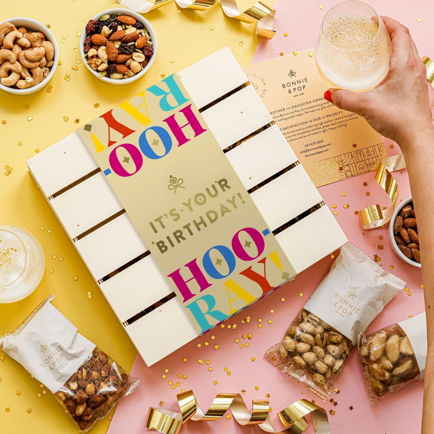 Birthday Bash Gourmet Nut Gift Box – Deluxe Flavors for Celebrations