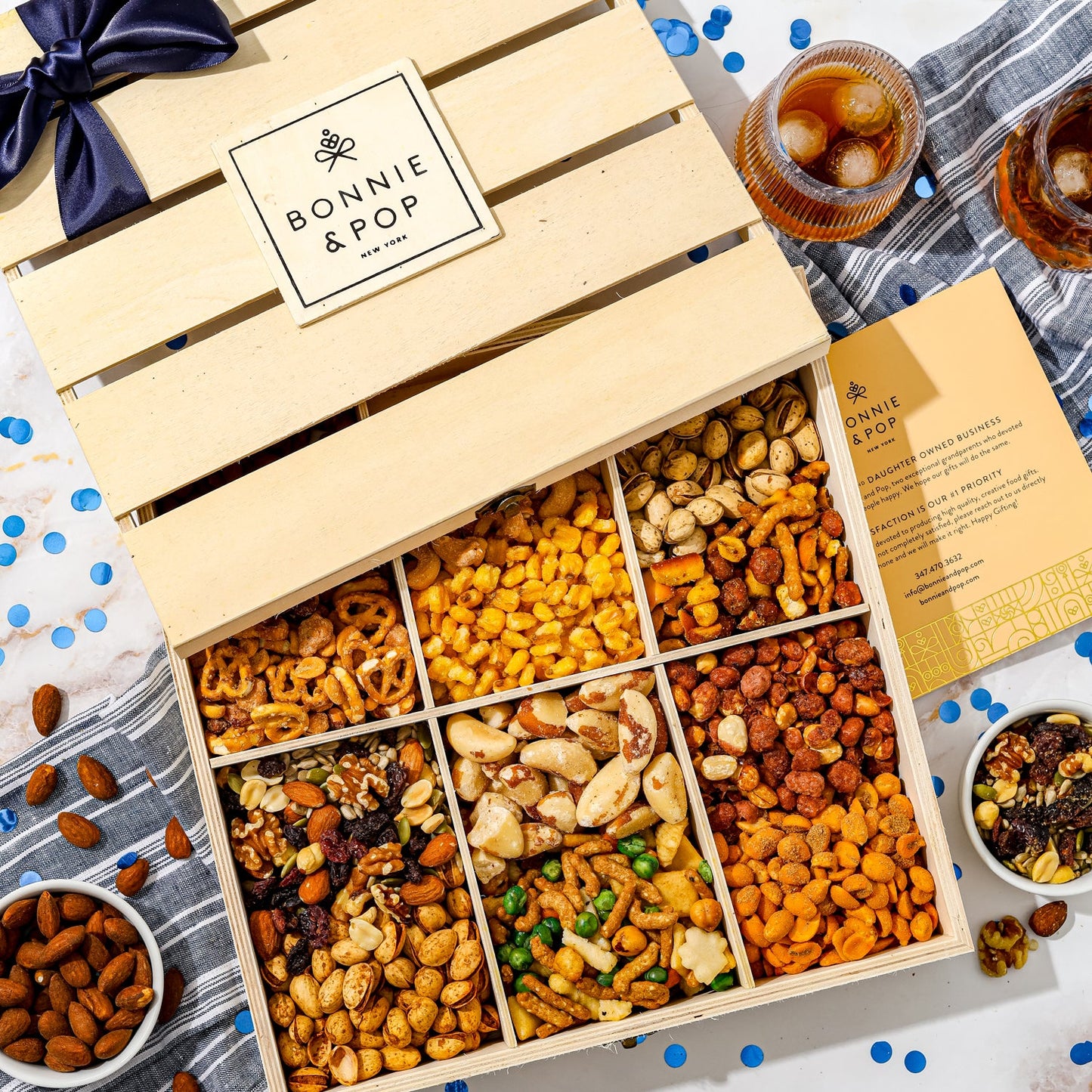 Deluxe Nut & Snack Crate – Gourmet Sweet & Savory Variety