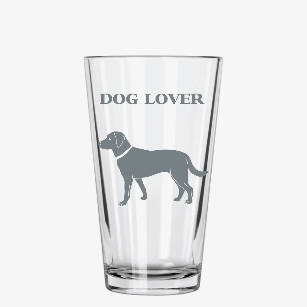 Dog Lover Pint Glass Set – Made in USA, Gives Back