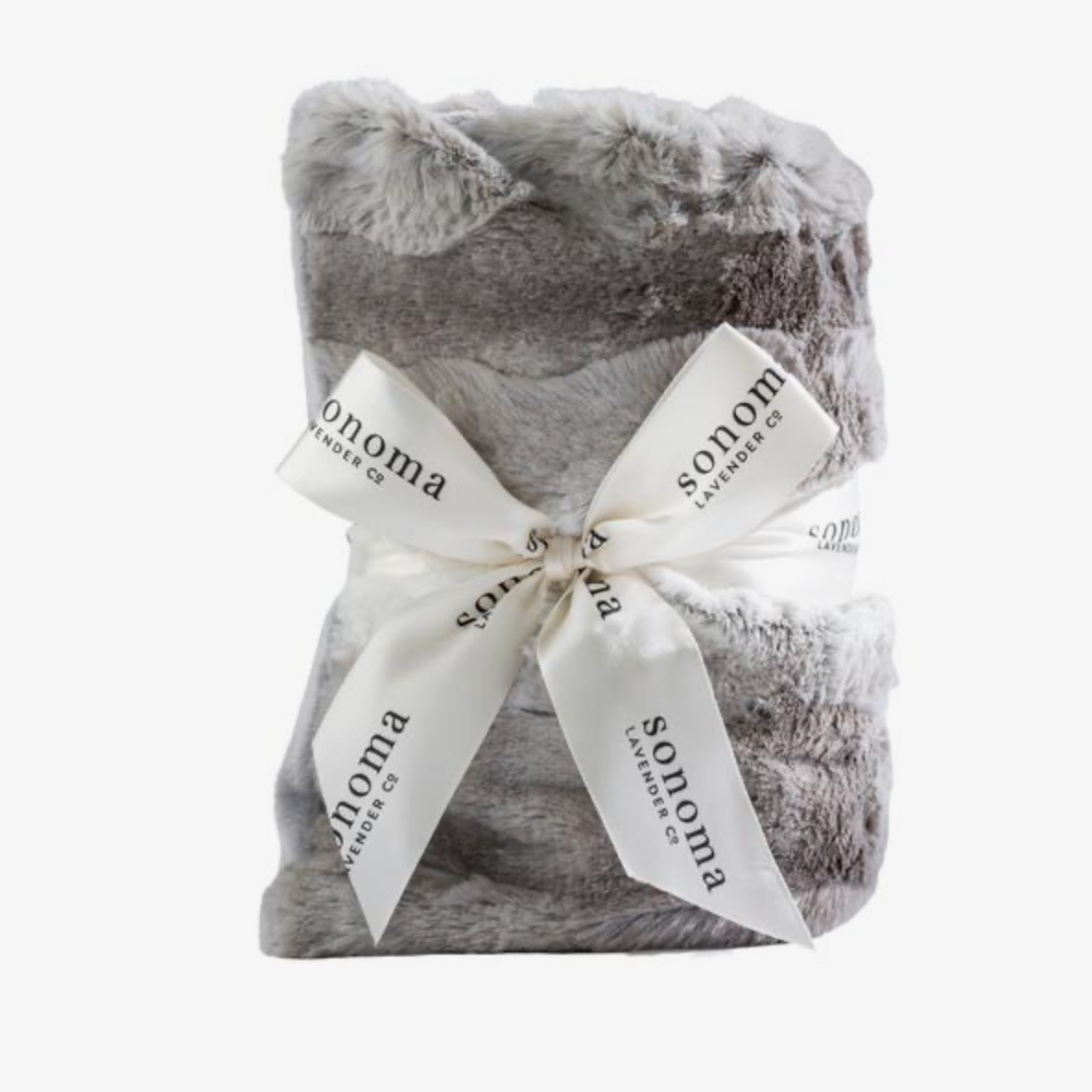 Sonoma Lavender Heated Spa Wrap – Luxurious Platinum Angora Therapy