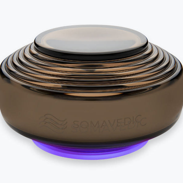 Anthracite Somavedic Harmonizer — High-Carbon Grounding & Chemical Shi