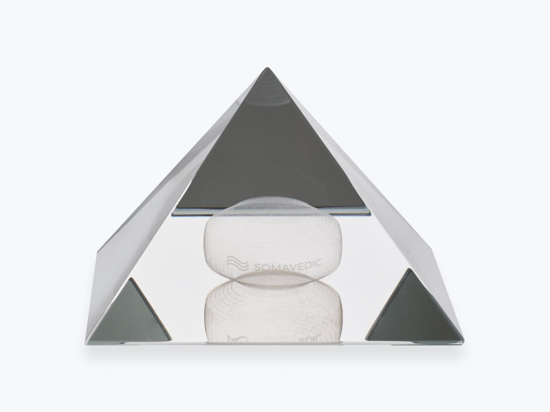 Crystal Pyramid — Optical Crystal Charging Pyramid with Hologram