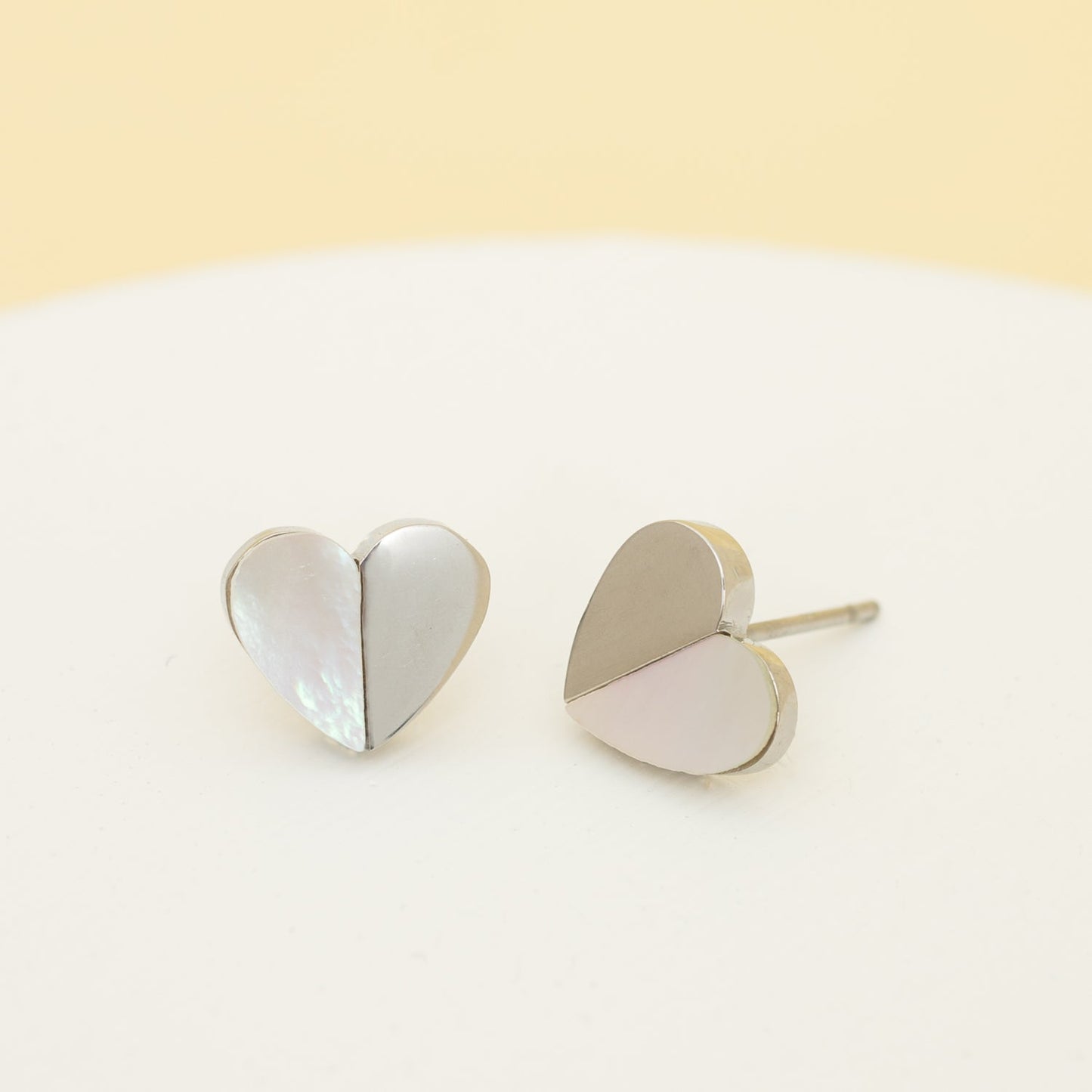 Give Hope Silver Mother-of-Pearl Stud Earrings — Gift Boxed Pair, Hope