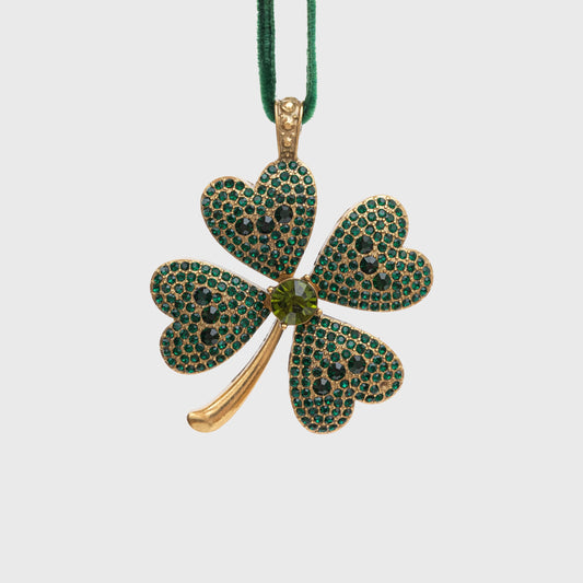 Four leaf clover hanging ornament