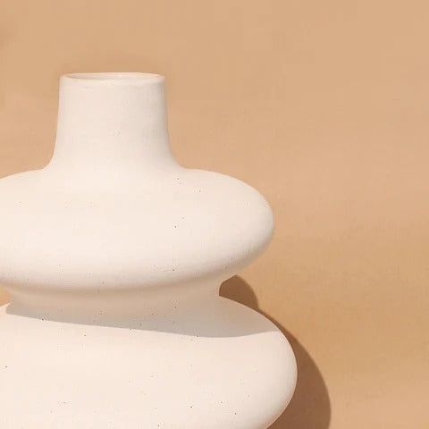 Big Mezo Sculptural Contour Vase by Osmos Studio, 12.5” Height