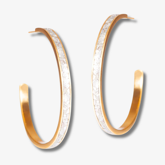 Hapur Gold Vermeil Hoop Earrings