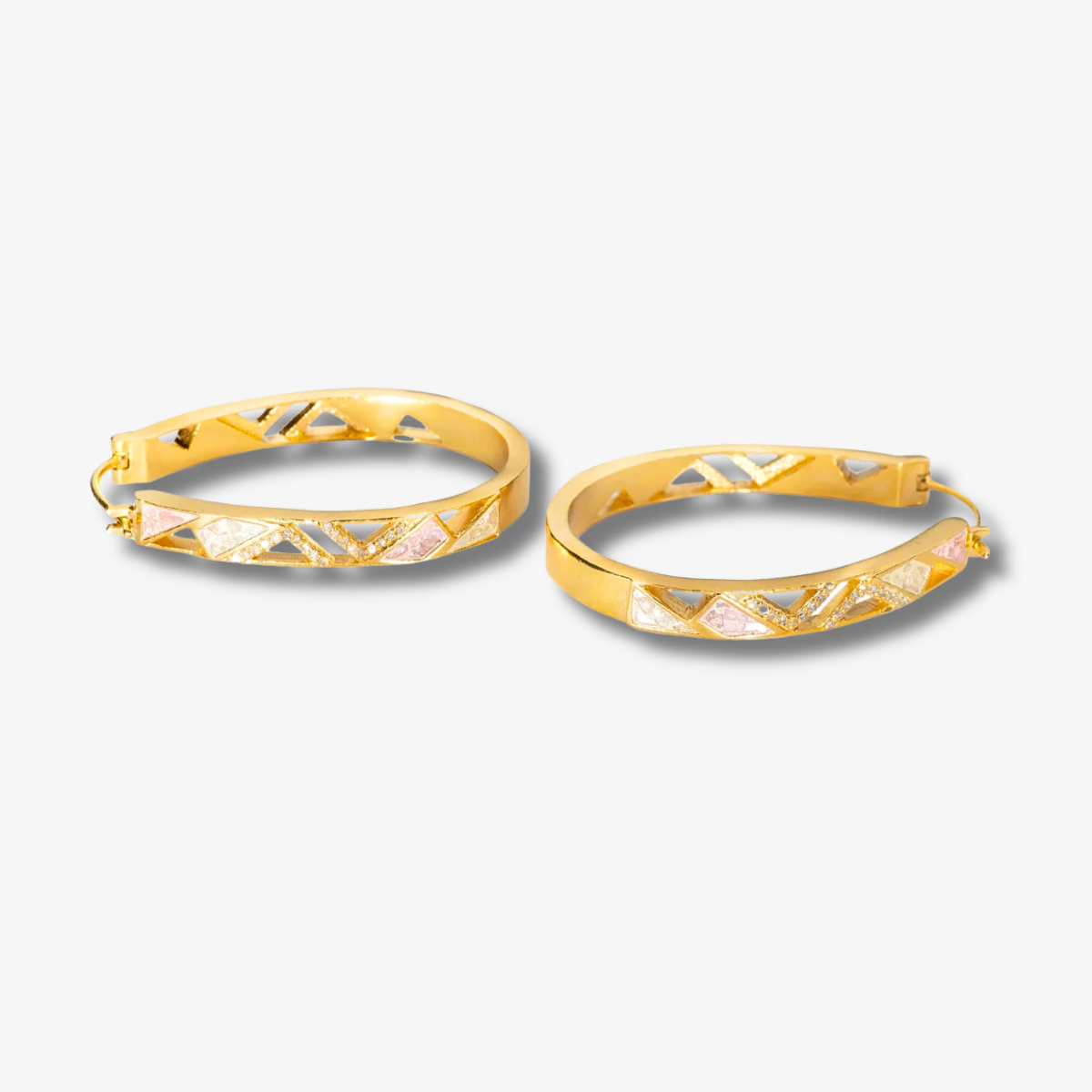 Kuftara Gold Vermeil Hoop Earrings