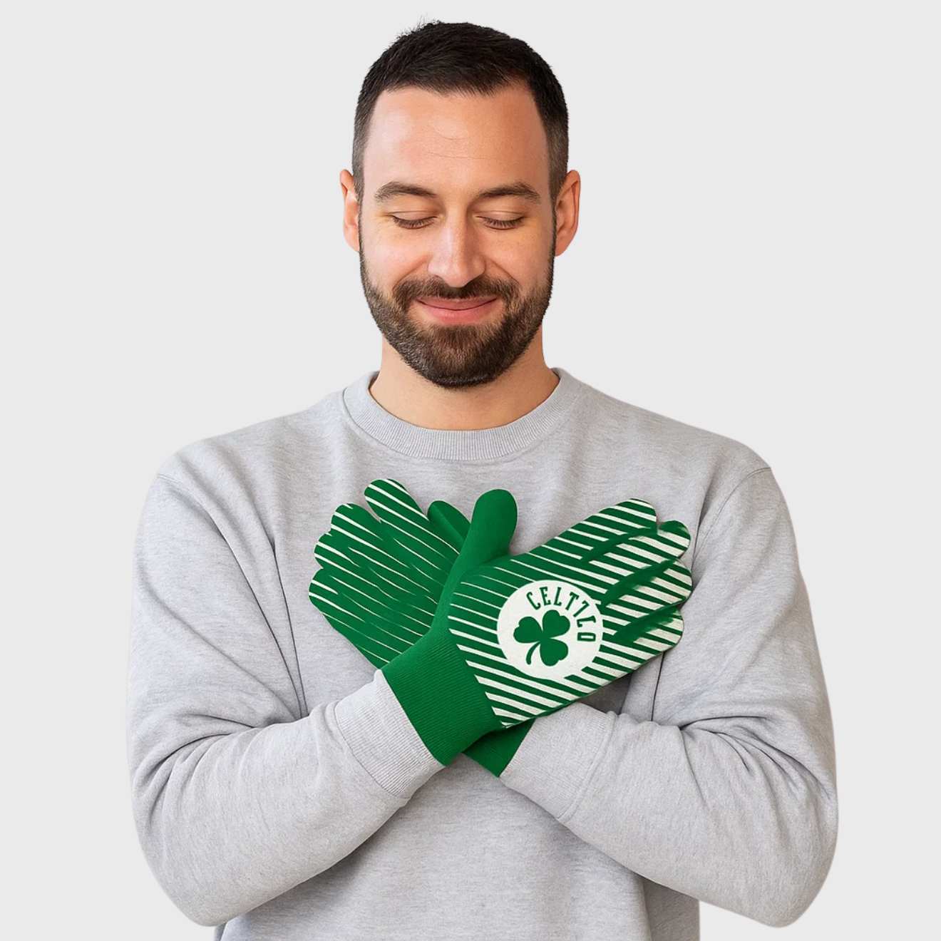 Boston Celtics Adult Two-Tone Gloves – Comfortable & Grippy