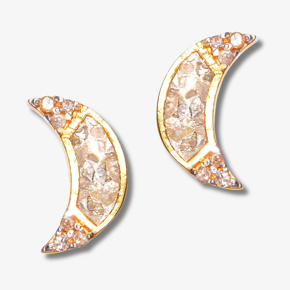 Noorpur Gold Vermeil Stud Earrings