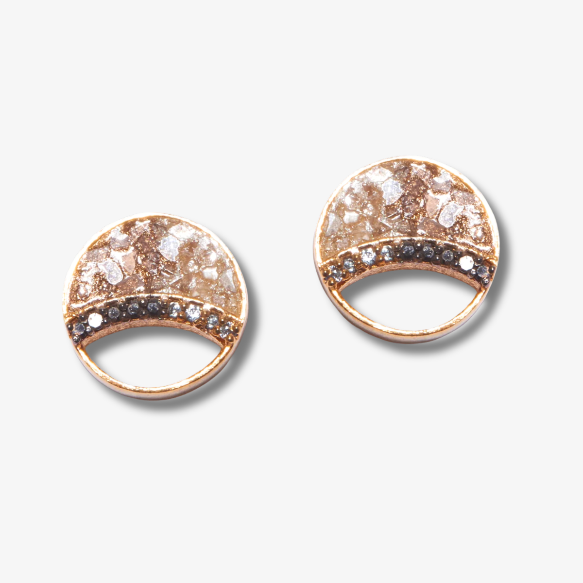 Tiid Gold Vermeil Stud Earrings