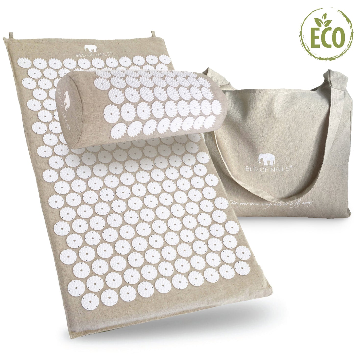 BON ECO Acupressure Mat & Pillow Relaxation Gift Bundle