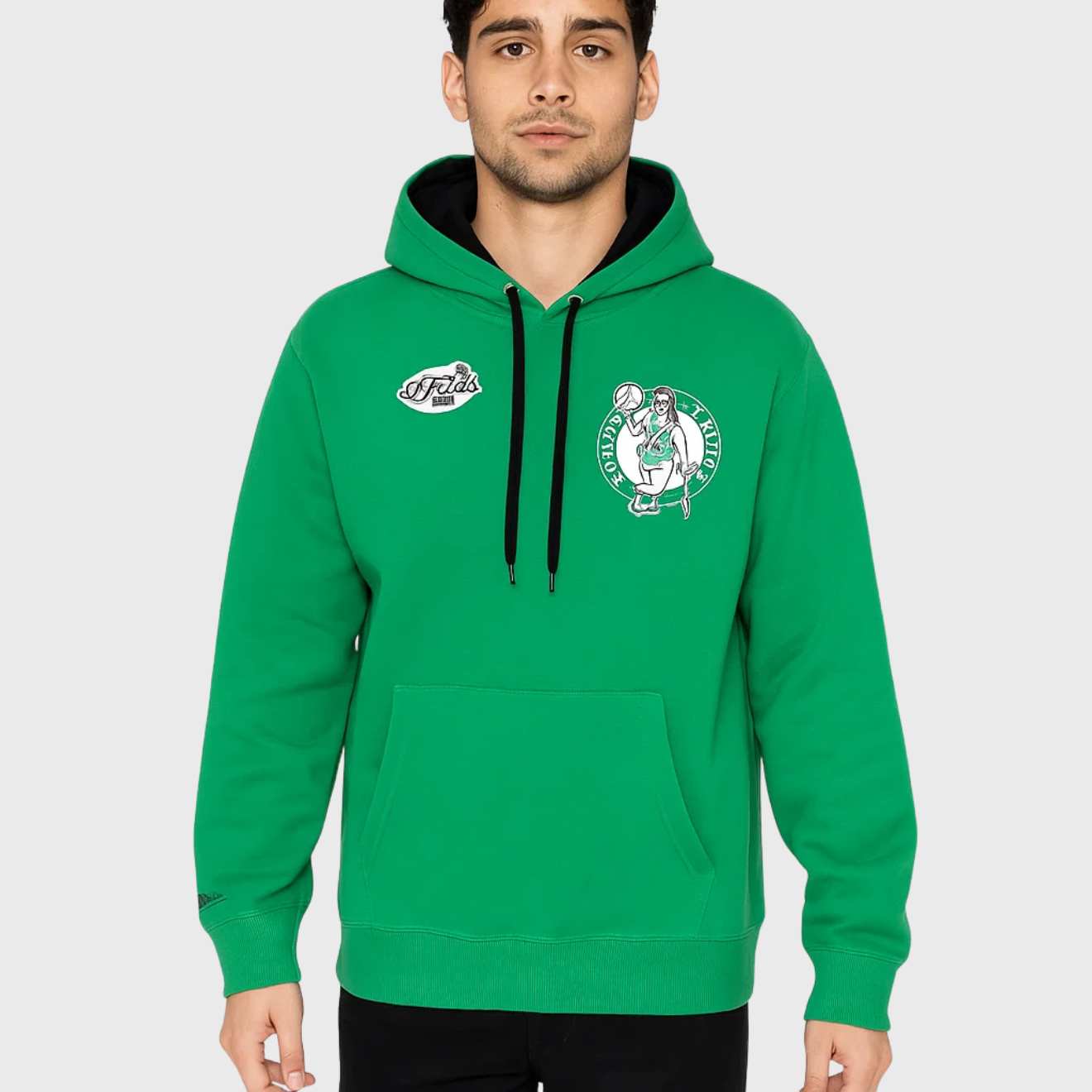 Boston Celtics Mitchell & Ness Classic French Terry Hoodie – Premium Comfort