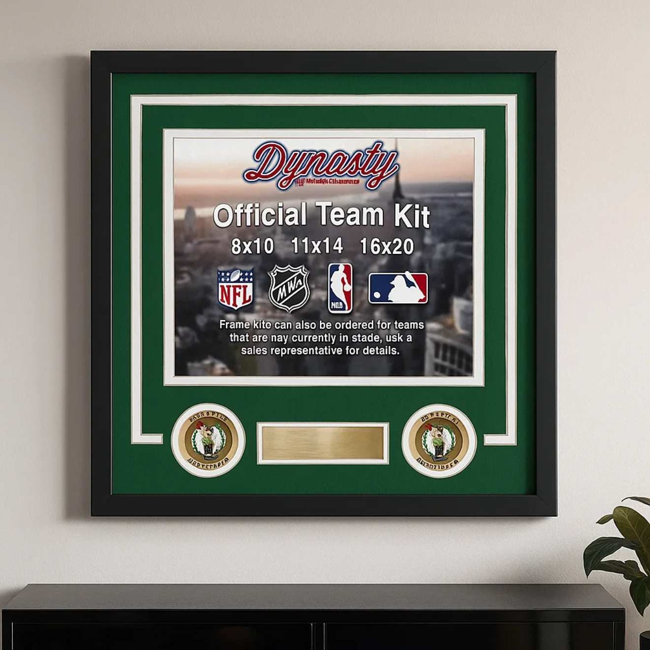 Boston Celtics Custom NBA Basketball 16x20 Picture Frame Kit