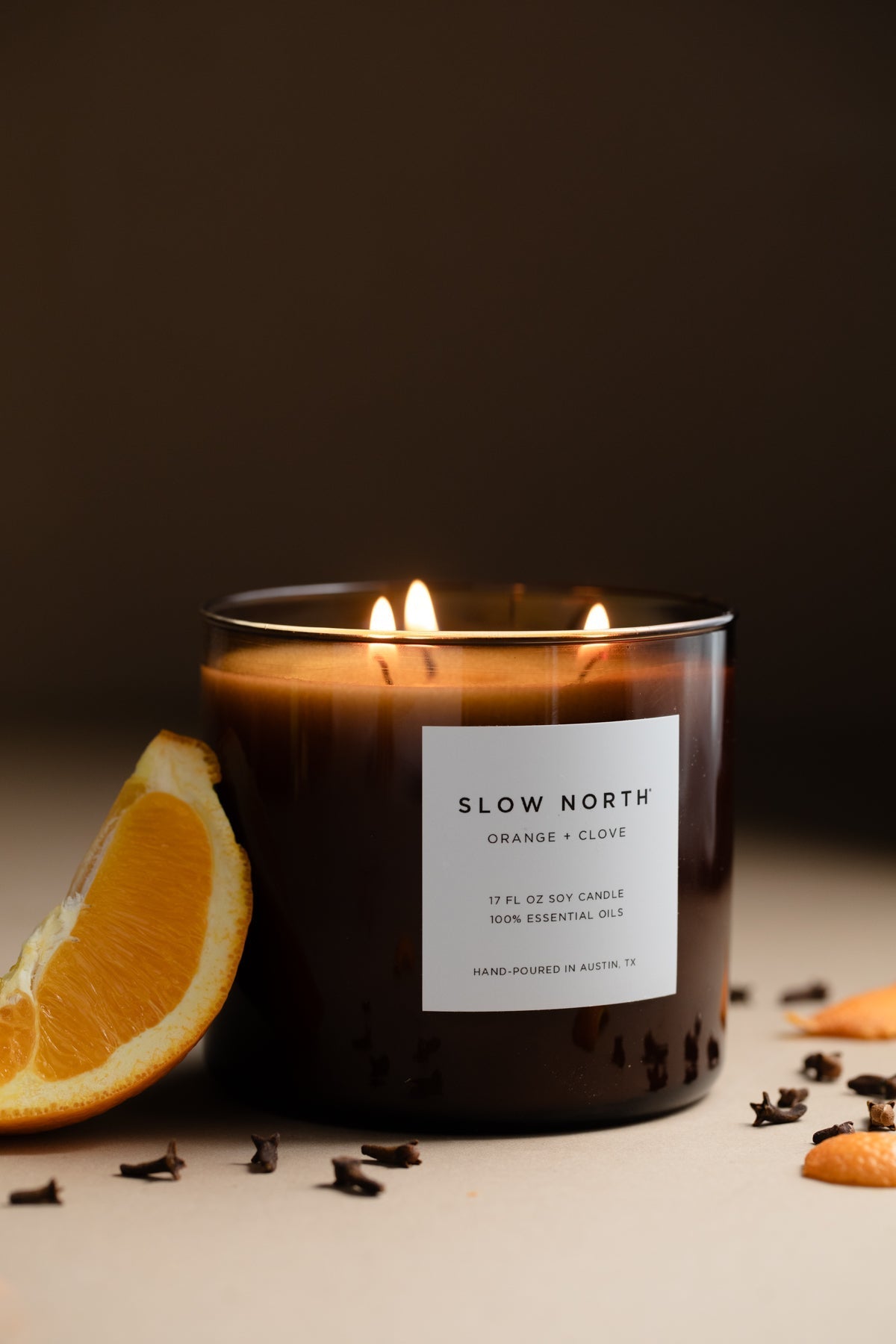 Orange + Clove Signature 3‑Wick Candle