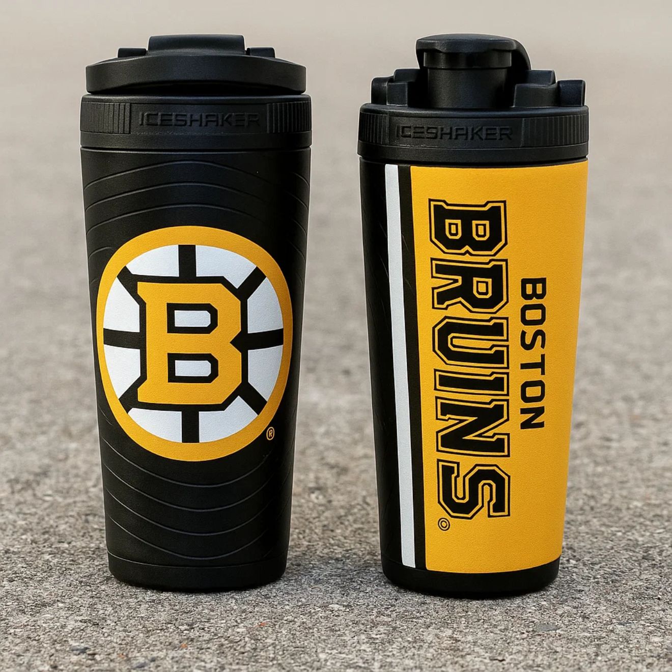 Boston Bruins Stainless Steel 26oz Ice Shaker Bottle