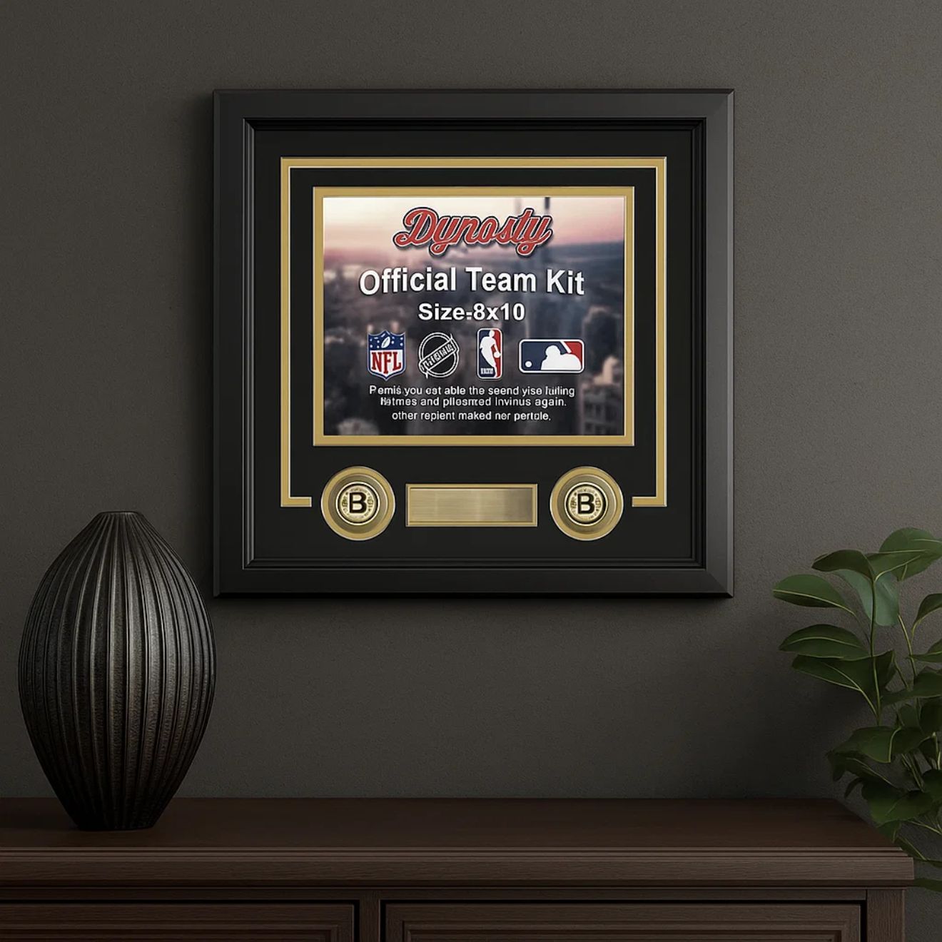 Boston Bruins Custom 8x10 NHL Picture Frame Kit
