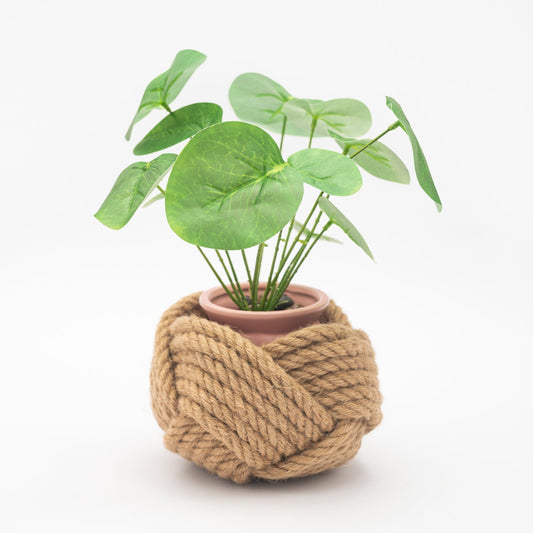 Unbound Jute Planter — 6.5×4.5 in