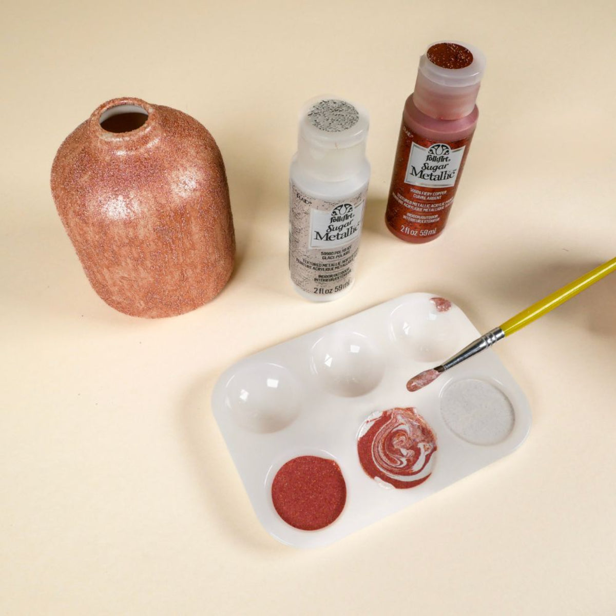 Sugar Metallic Painting Kit for Textured Decor & Creative Gifting Set!