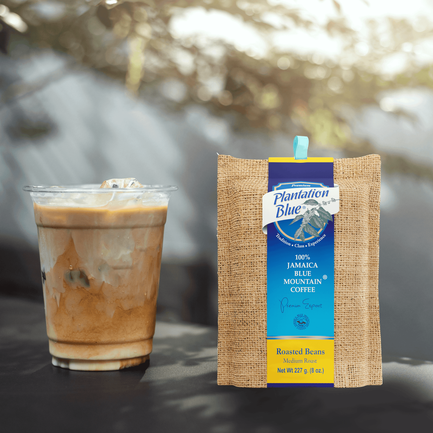 8oz Authentic Jamaica Blue Mountain Coffee Beans — Gourmet Gift Bag