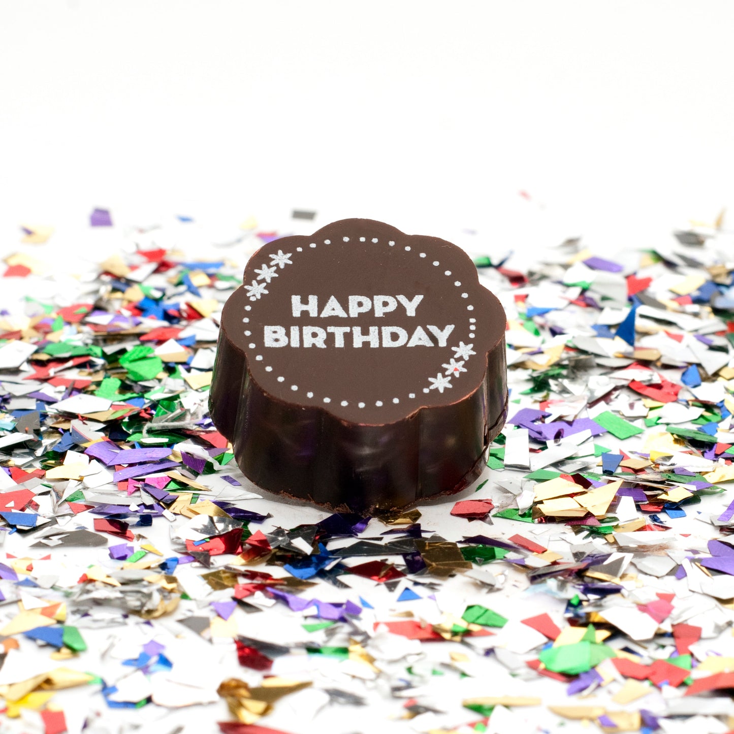 Birthday Chocolates with Vanilla Caramel and Fleur de Sel Center