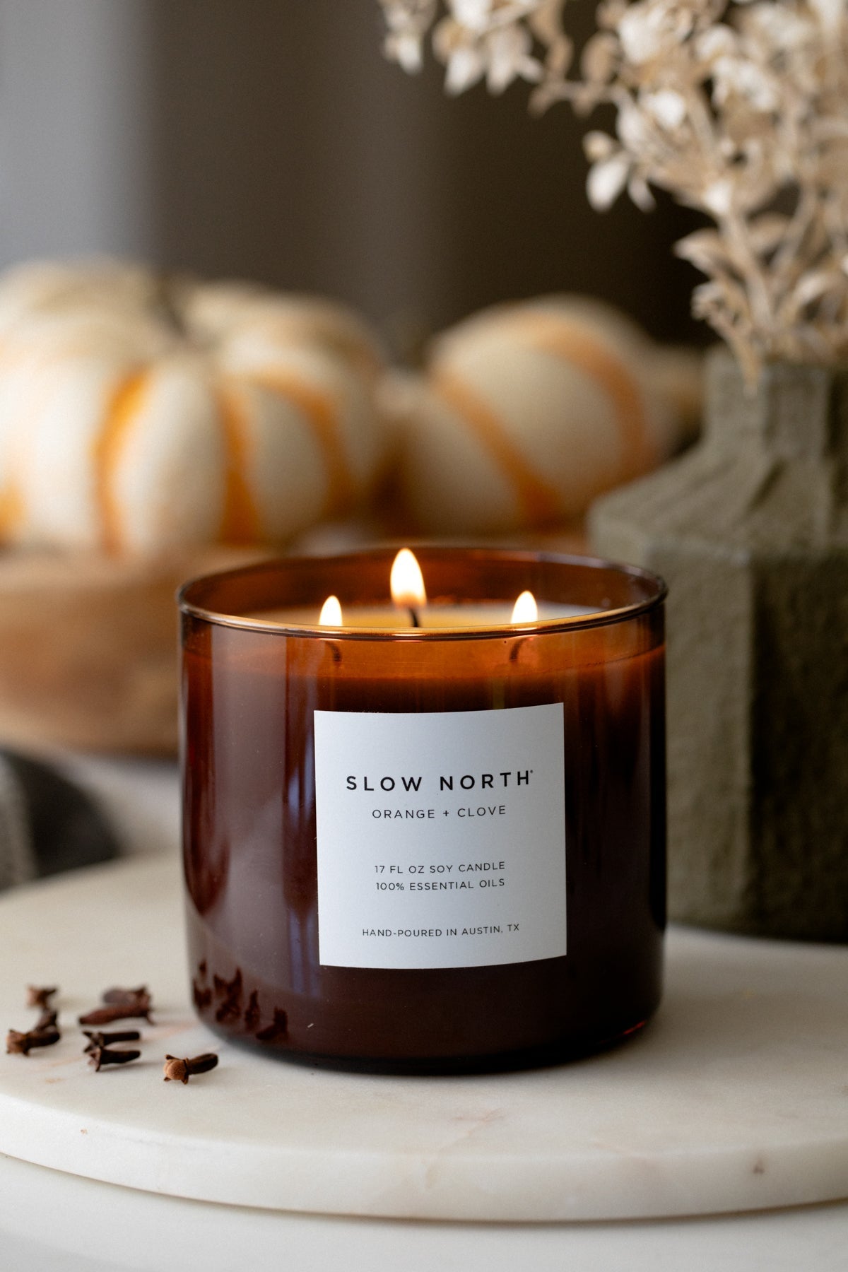 Orange + Clove Signature 3‑Wick Candle