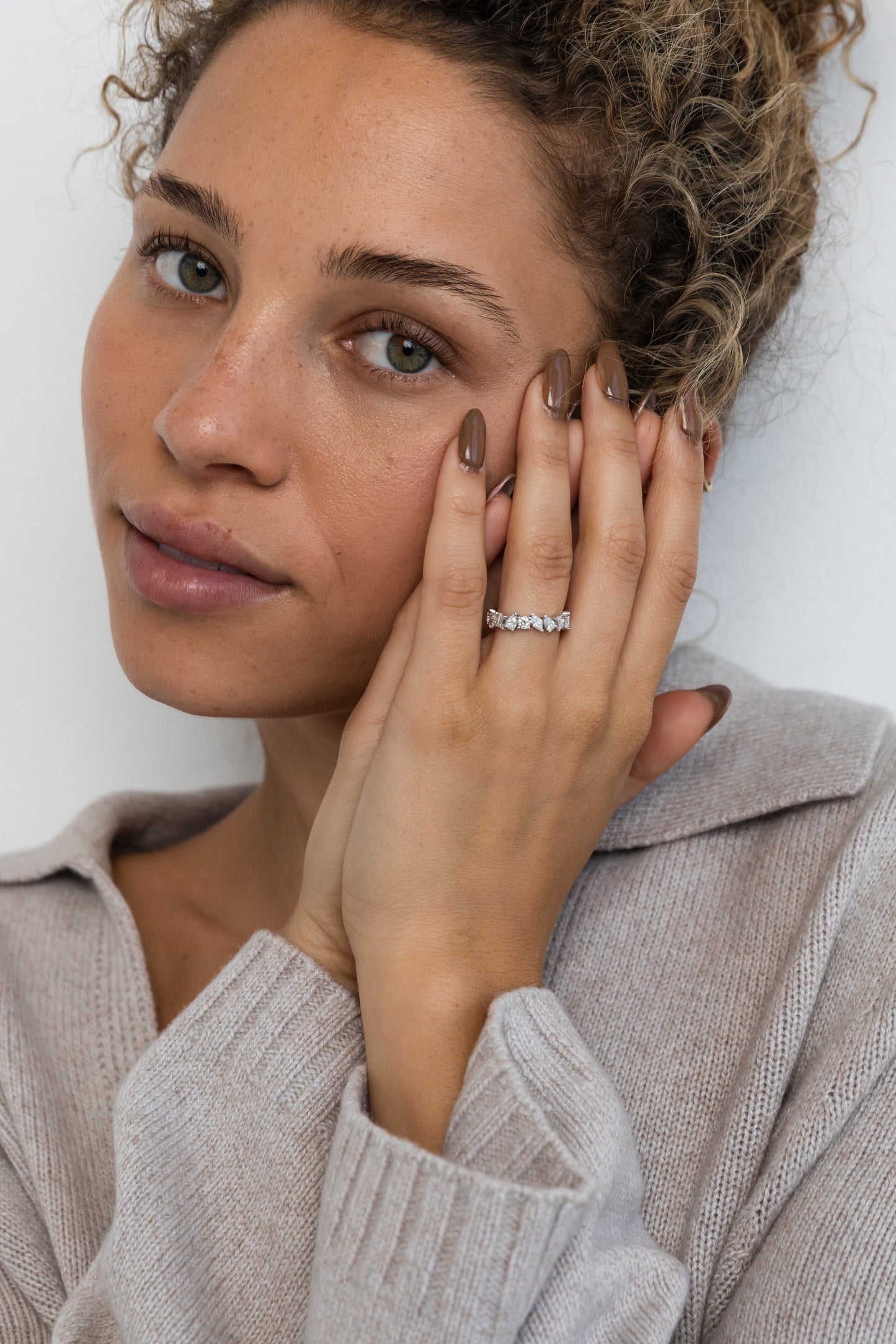 Multi Shape Diamond Eternity Ring