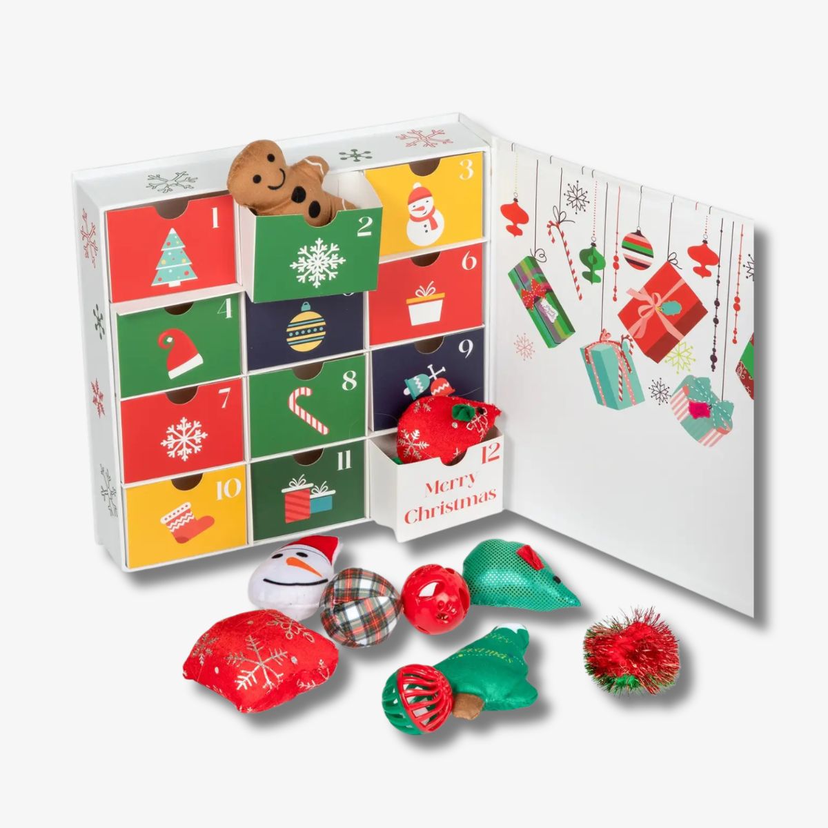 12-Day Filled Christmas Advent Calendar For Cats