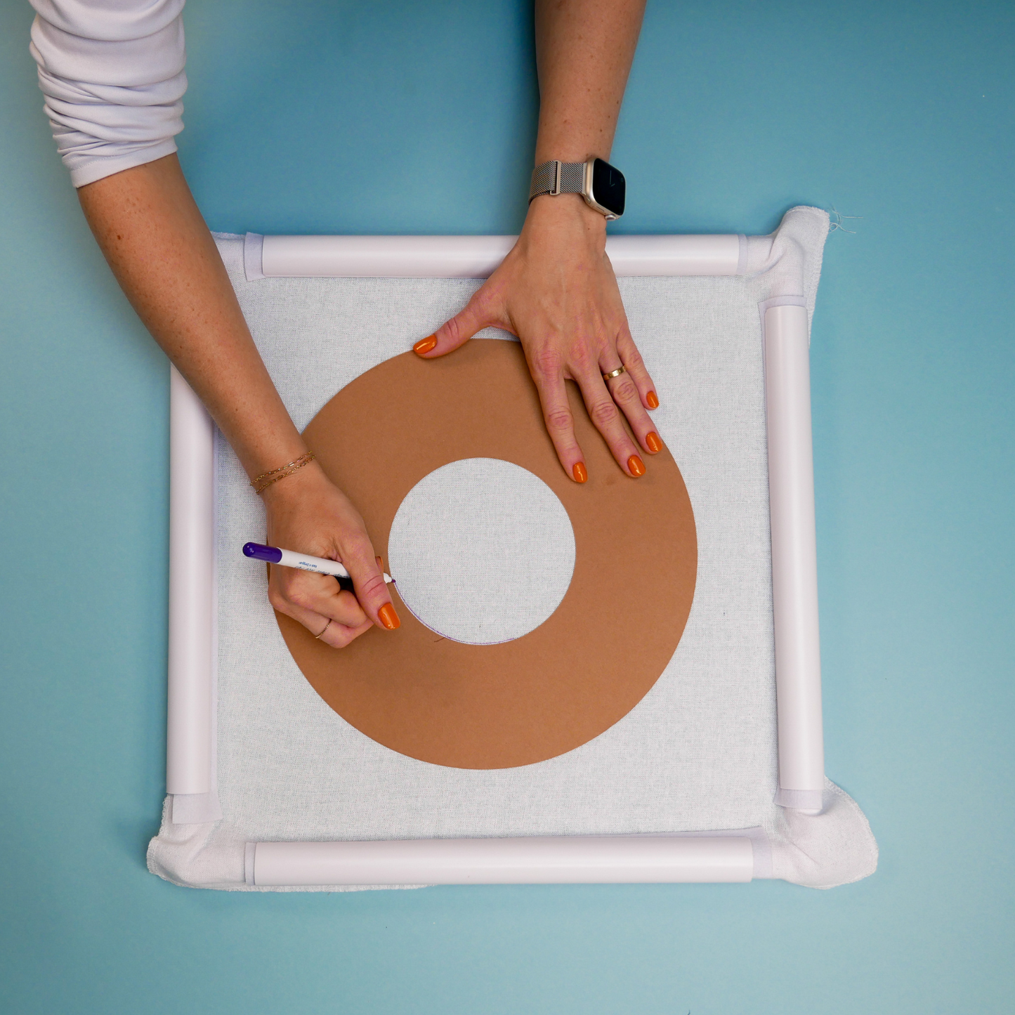 Punch Needle Mirror Kit for Textured Wall Art and Creative Gifts Set!!