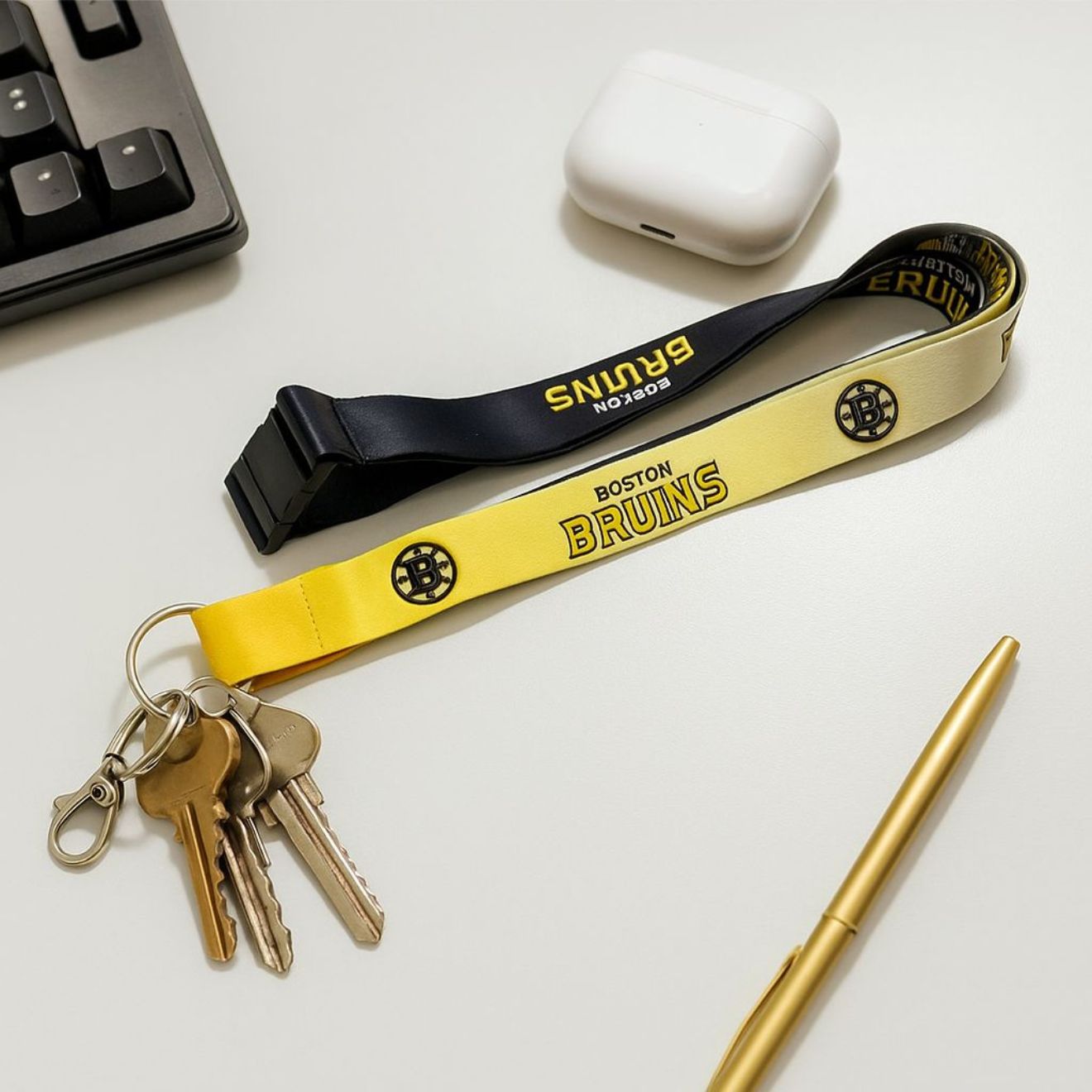 Boston Bruins Official Fusion Lanyard for Fan IDs