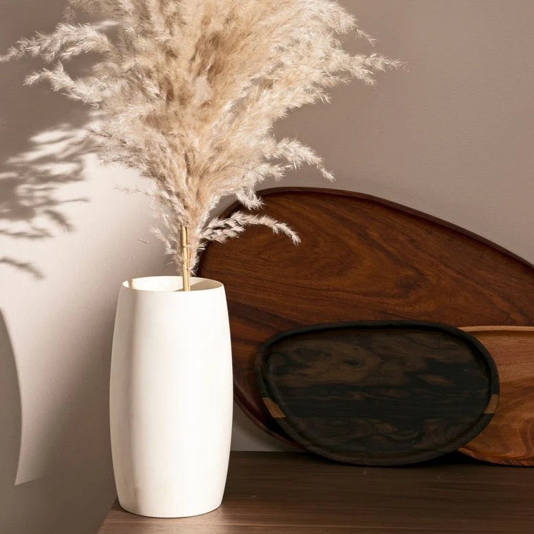 Blonde Cedar Vase Hand-Finished by Itza Wood, Sustainable Timber