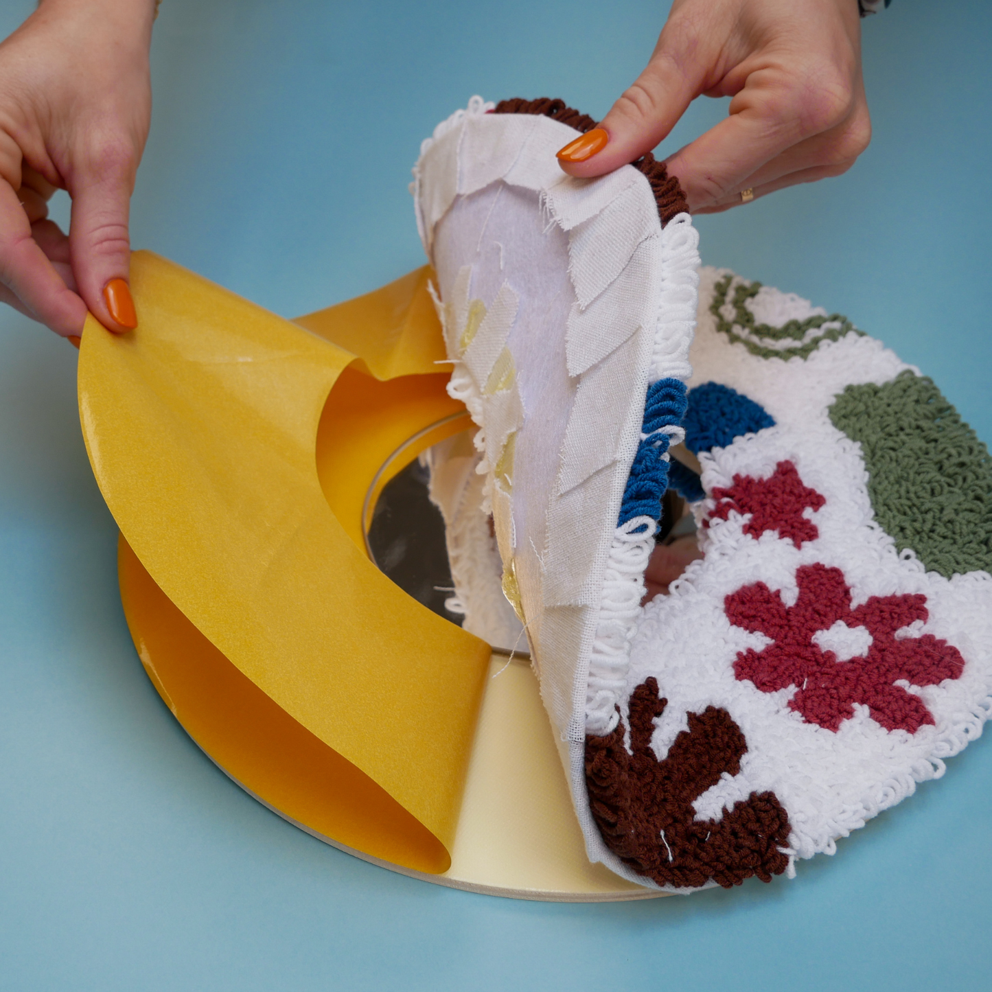 Punch Needle Mirror Kit for Textured Wall Art and Creative Gifts Set!!