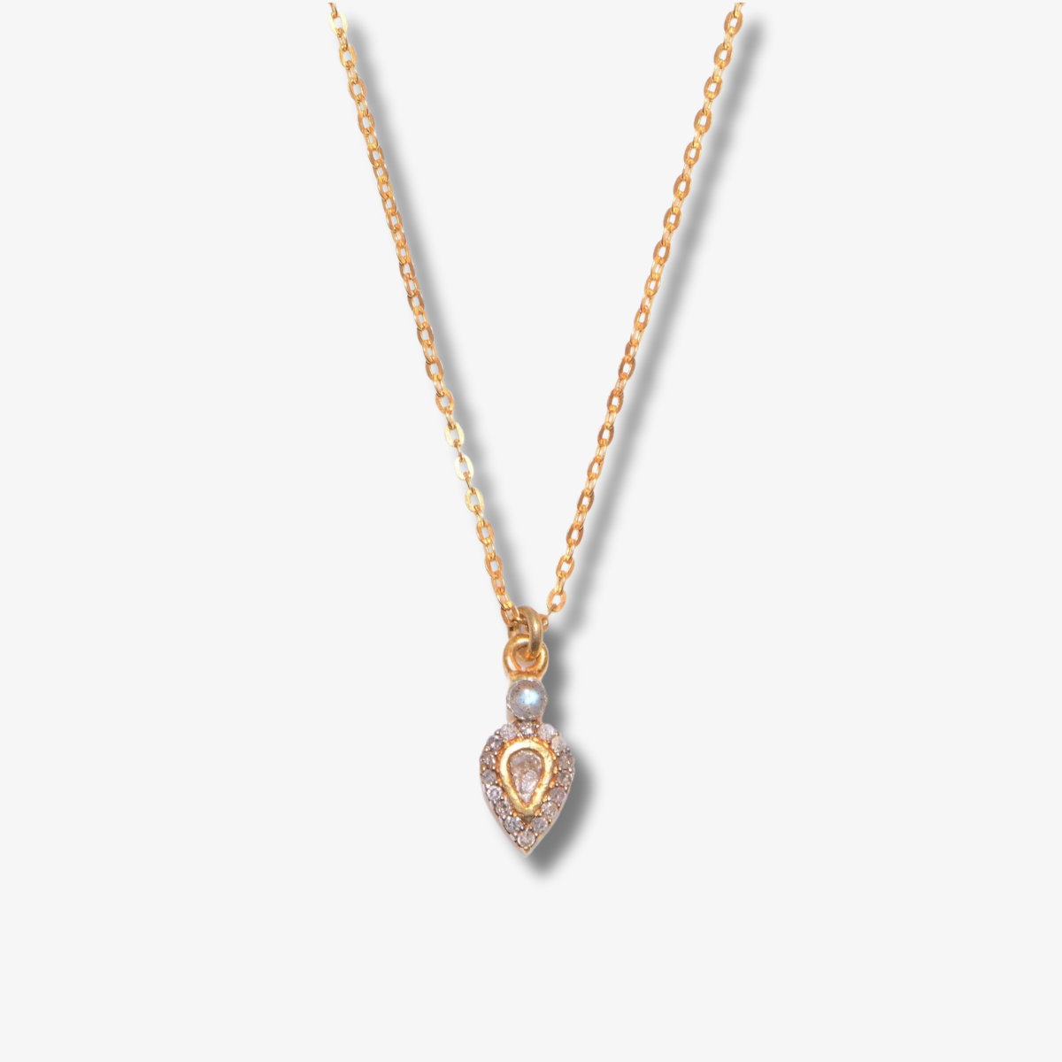 Irving Gold Vermeil Pendant Necklace