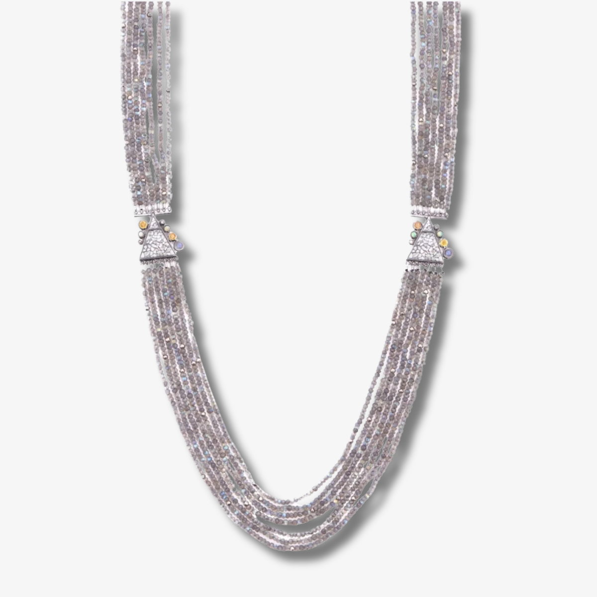 Kamla Oxidized Silver Necklace