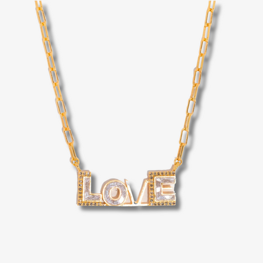 Love II Gold Vermeil Pendant Necklace