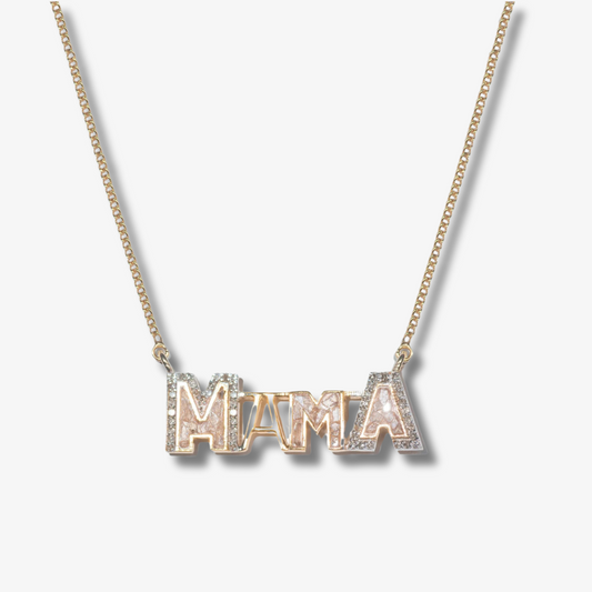 Mama Gold Vermeil Pendant Necklace II