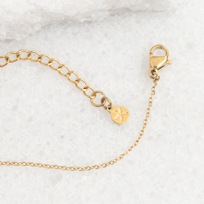 Community Gold Starfish Necklace Set — 14K Plated