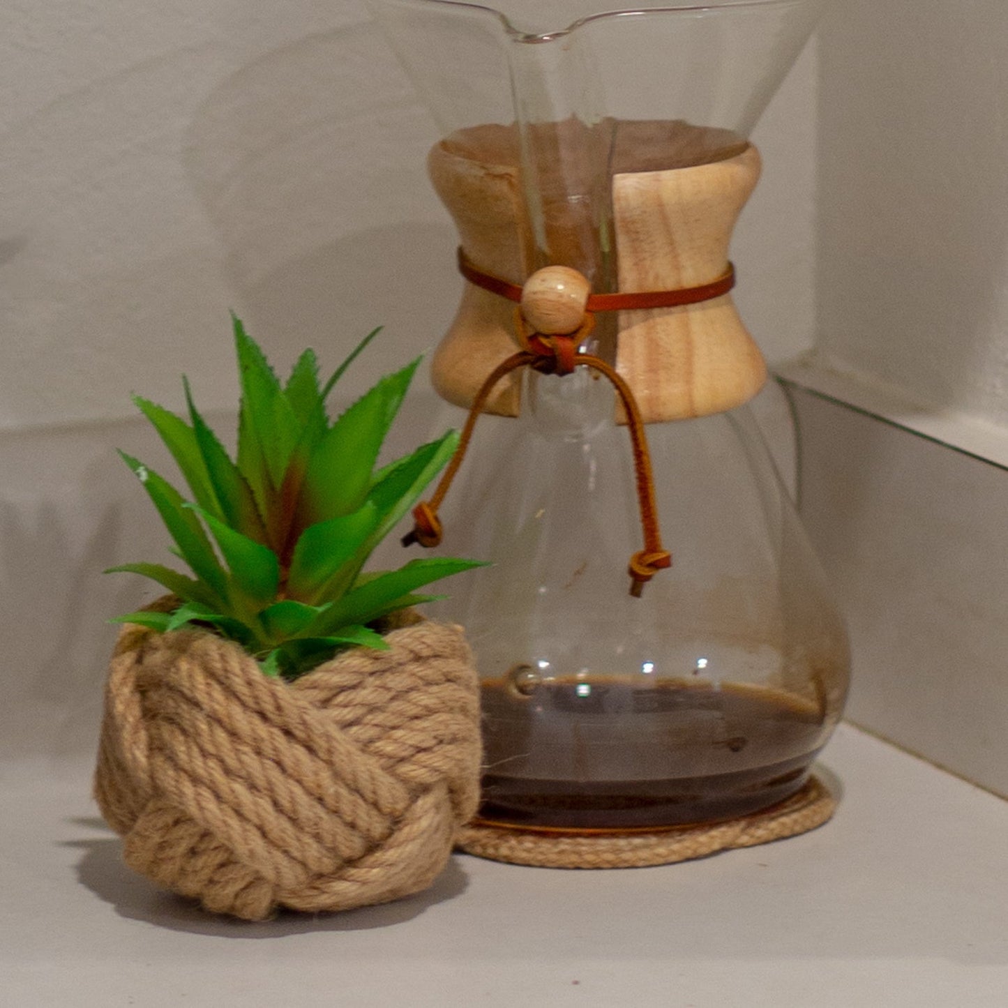 Mini Unbound Planter — Jute Rope