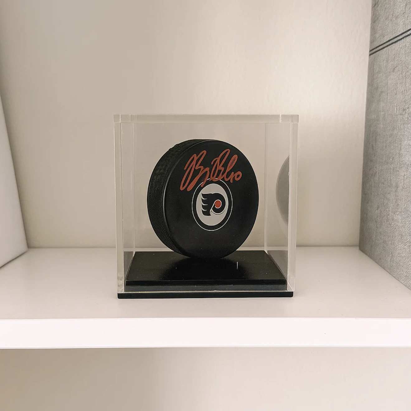 Bobby Brink Philadelphia Flyers Autographed NHL Logo Puck