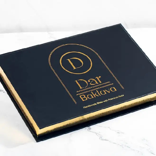 Decadent Baklava Gift Box with Assorted, Less-Sugar Flavors